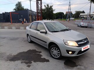 2016 Lada (ВАЗ) Granta I, серебристый, 350000 рублей, вид 2