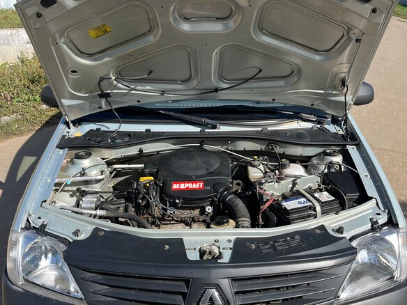 2009 Renault Logan I, серый, 390000 рублей - вид 15