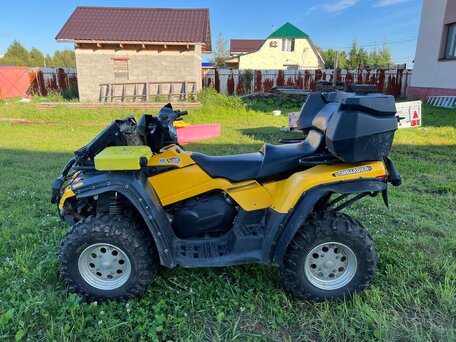 2008 BRP Can-Am Outlander 400, жёлтый, 450000 рублей, вид 3