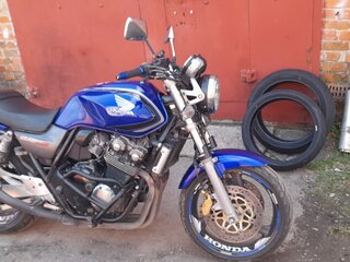 2003 Honda CB 400 Super Four, синий, 250000 рублей, вид 1