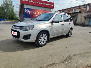 2015 Lada (ВАЗ) Kalina II, серебристый, 429000 рублей, вид 2
