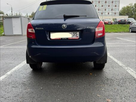 2014 Skoda Fabia II Рестайлинг, синий, 510000 рублей, вид 3