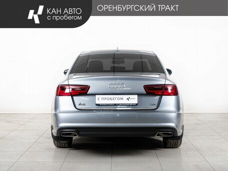 2017 Audi A6 IV (C7) Рестайлинг, серый, 1980000 рублей, вид 4
