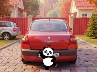 2005 Renault Megane II, красный, 350000 рублей, вид 3