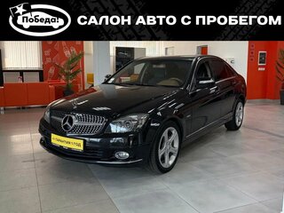 2008 Mercedes-Benz C-Класс 280 III (W204), чёрный, 1250000 рублей, вид 1