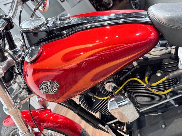 2012 Harley-Davidson Dyna Wide Glide, красный - вид 19