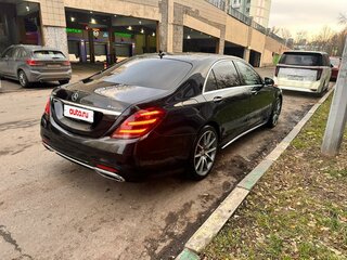 2018 Mercedes-Benz S-Класс 450 Long VI (W222, C217) Рестайлинг, чёрный, 5100000 рублей, вид 2