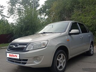 2013 Lada (ВАЗ) Granta I, серебристый, 240000 рублей, вид 1