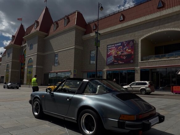 1983 Porsche 911 Targa II (911, 930), голубой - вид 1