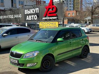 2012 Skoda Fabia II Рестайлинг, зелёный, 499000 рублей, вид 1