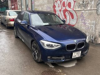 2011 BMW 1 серии 118i II (F20/F21), синий, 1400000 рублей, вид 3
