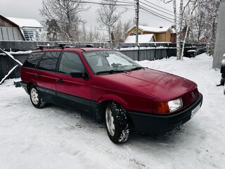 1990 Volkswagen Passat B3, красный, 350000 рублей, вид 2