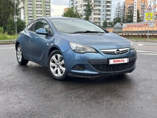 2014 Opel Astra GTC J Рестайлинг, голубой, 860000 рублей, вид 2