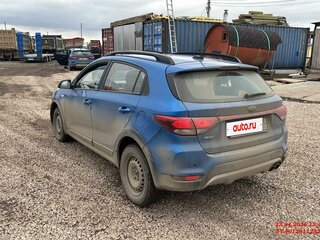 2019 Kia Rio X-Line IV, синий, 1075500 рублей, вид 4