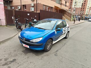 2007 Peugeot 206, синий, 150000 рублей, вид 1
