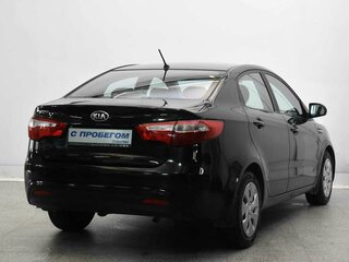 2014 Kia Rio 4-speed III, чёрный, 840000 рублей, вид 4