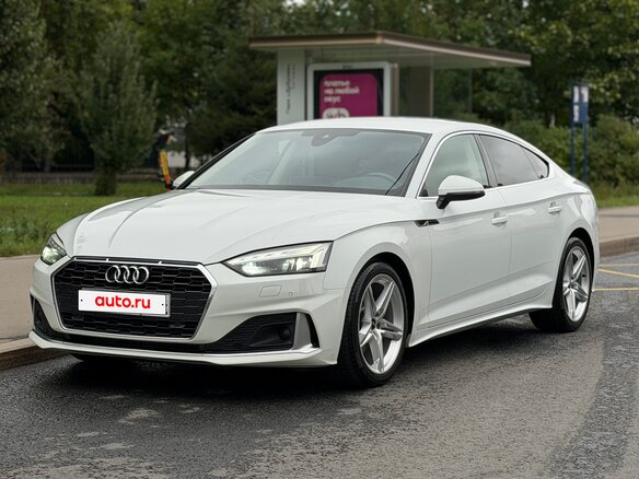 2020 Audi A5 40 TFSI II (F5) Рестайлинг, белый - вид 4