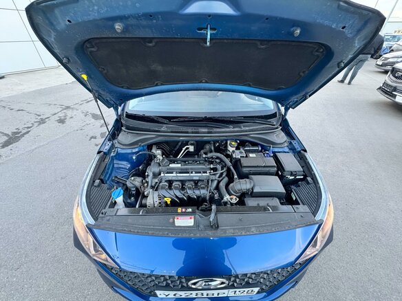 2021 Hyundai Solaris II Рестайлинг, синий, 1820000 рублей - вид 17