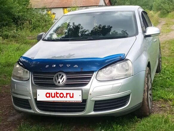 2007 Volkswagen Jetta V, серебристый - вид 1