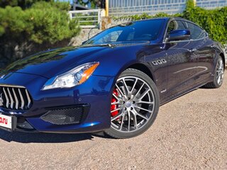 2017 Maserati Quattroporte S Q4 VI Рестайлинг, синий, 4600000 рублей, вид 2