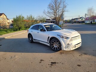 2012 Infiniti FX37 II (S51) Рестайлинг, белый, 1450000 рублей, вид 3