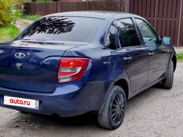 2012 Lada (ВАЗ) Granta I, синий, 290000 рублей - вид 2