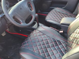 2001 Daewoo Lanos, красный, 350000 рублей, вид 4