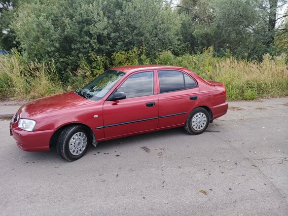 2004 Hyundai Accent ТагАЗ II, красный - вид 4