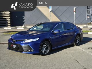 2021 Toyota Camry VIII (XV70) Рестайлинг, синий, 3437000 рублей, вид 1