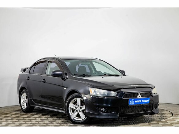 2007 Mitsubishi Lancer X, чёрный