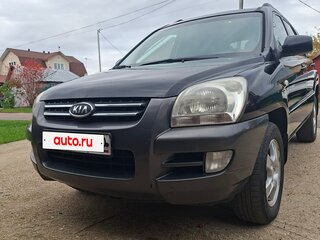 2007 Kia Sportage II, чёрный, 700000 рублей, вид 1