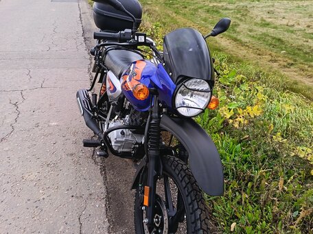 2025 Bajaj Boxer BM 150X, синий, 120000 рублей, вид 2