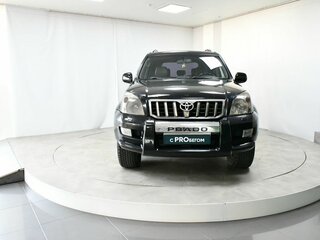 2008 Toyota Land Cruiser Prado 5-speed 120 Series Рестайлинг, чёрный, 1700000 рублей, вид 4