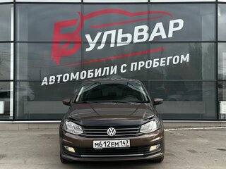 2019 Volkswagen Polo V Рестайлинг, коричневый, 1190000 рублей, вид 5