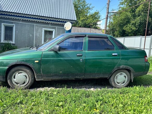 1998 Lada (ВАЗ) 2110, зелёный, 120000 рублей - вид 6