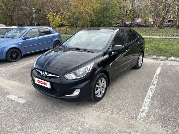 2013 Hyundai Solaris I, чёрный, 965000 рублей - вид 14