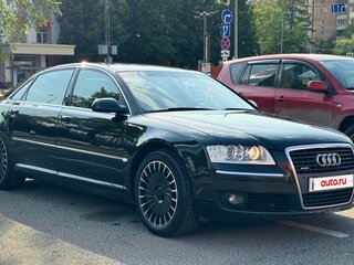2007 Audi A8 Long II (D3) Рестайлинг, чёрный, 1350000 рублей, вид 4