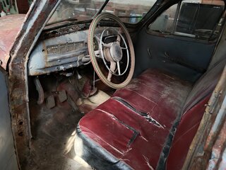 1957 ГАЗ М-20 «Победа», голубой, 80000 рублей, вид 1