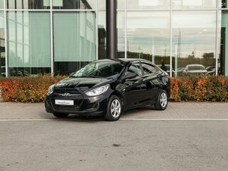 2013 Hyundai Solaris I, чёрный, 750000 рублей, вид 1