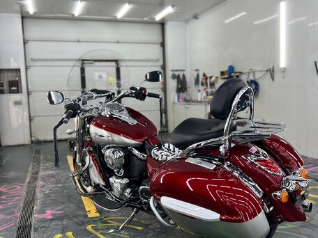 2012 Kawasaki VN1700 Vulcan, красный, 720000 рублей, вид 5