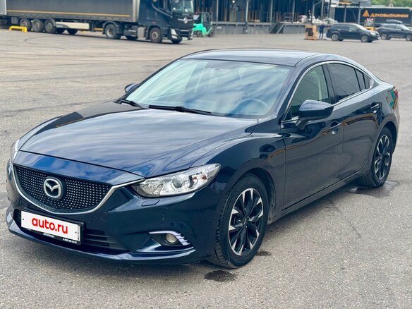 2015 Mazda 6 III (GJ) Рестайлинг, синий - вид 4