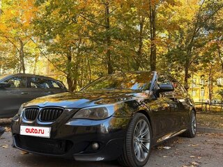 2009 BMW 5 серии 525xi V (E60/E61) Рестайлинг, синий, 1500000 рублей, вид 2