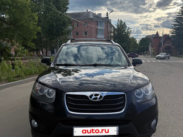 2011 Hyundai Santa Fe II Рестайлинг, чёрный, 1180000 рублей