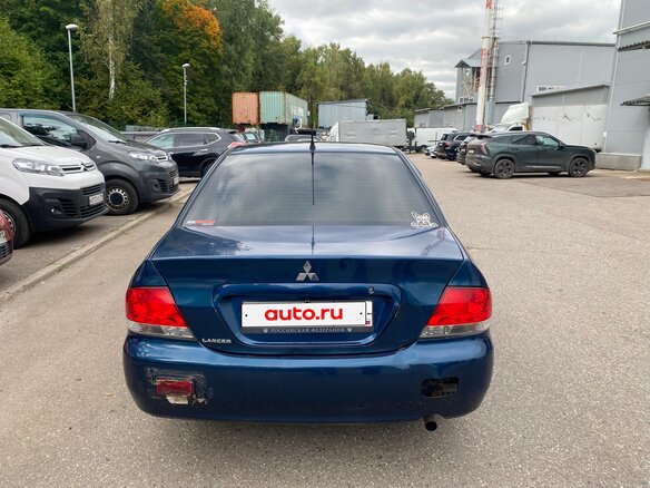 2005 Mitsubishi Lancer IX Рестайлинг, синий, 350000 рублей - вид 3