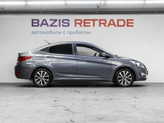 2015 Hyundai Solaris I Рестайлинг, серый, 740000 рублей, вид 4