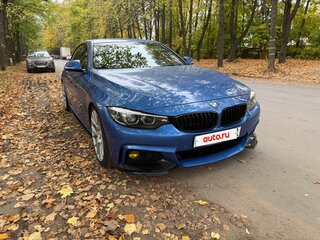2019 BMW 4 серии 420i F32/F33/F36 Рестайлинг, синий, 3400000 рублей, вид 2
