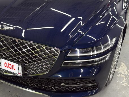 2021 Genesis G80 II, синий, 3100000 рублей, вид 3