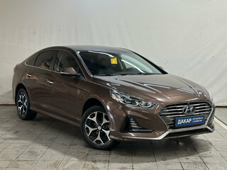 2019 Hyundai Sonata VII (LF) Рестайлинг, коричневый, 1720000 рублей, вид 2