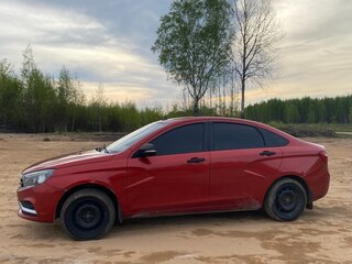 2016 Lada (ВАЗ) Vesta I, красный, 750000 рублей, вид 4