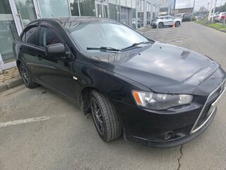 2012 Mitsubishi Lancer X Рестайлинг, чёрный, 799000 рублей, вид 2